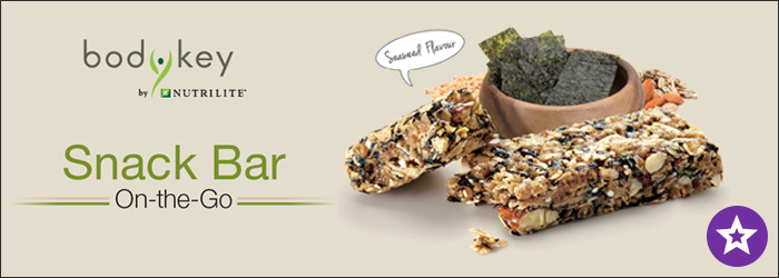 BodyKey Snack Bar On-the-Go Seaweed Flavour